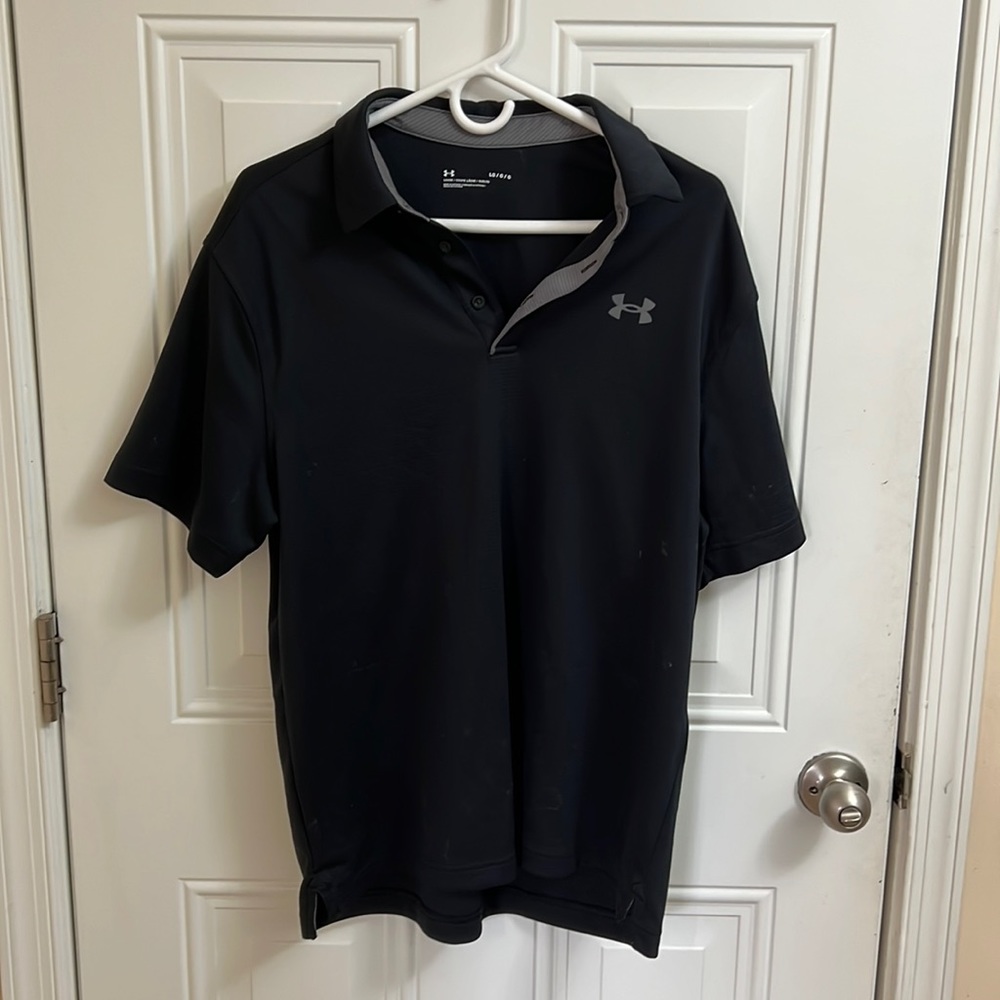 Men’s Black Under Armour Polo